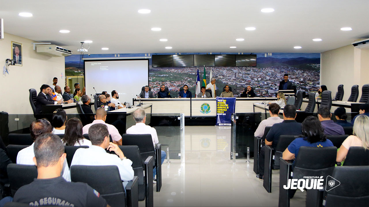 Membros do Conselho Municipal de Segurança Pública são empossados em Jequié